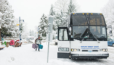 Shuttle Bus from Vancouver to Whistler