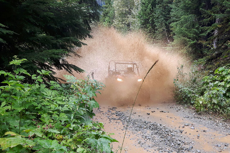 RZR tour in Whistler at Cougar Mountain with TAG