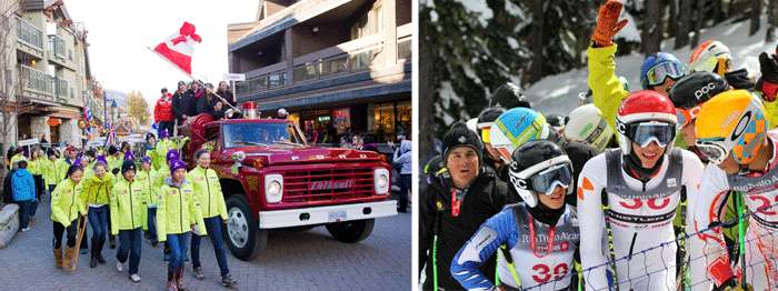 Whistler Cup parade