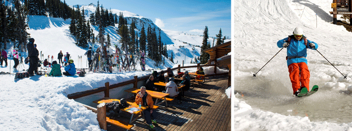 Whistler patio in Spring