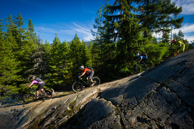 Cross country mountain biking at Lost Lake