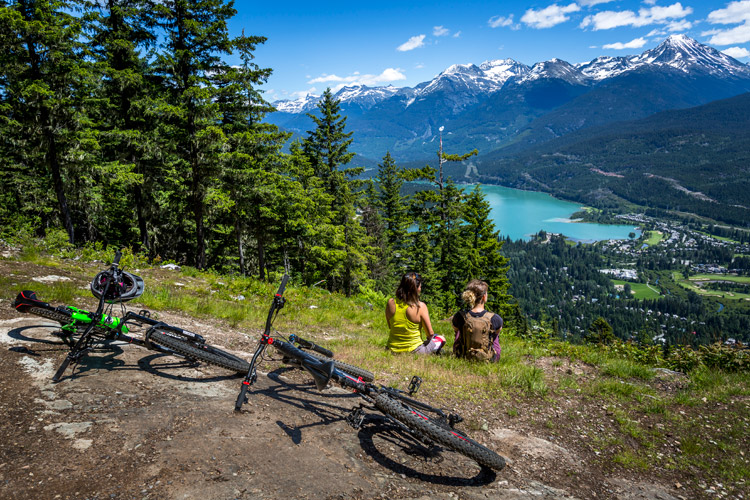 Danimal Bike Trail in Whistler