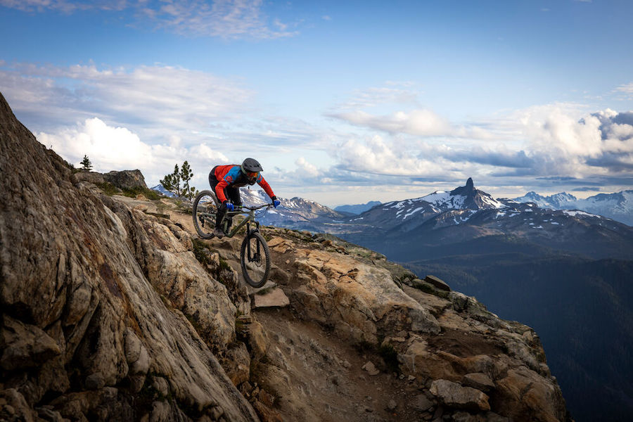 The Top of the World Mountain Bike Trail in Whistler.