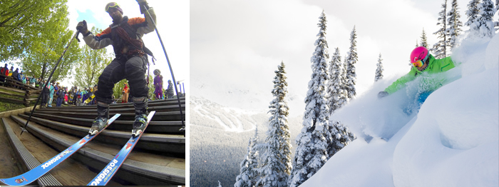 Snow and Stairs