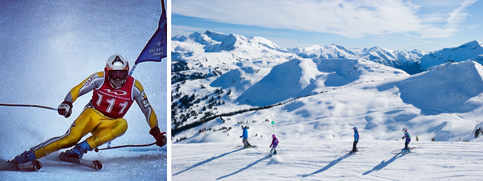 Speed Skiing on Whistler Blackcomb