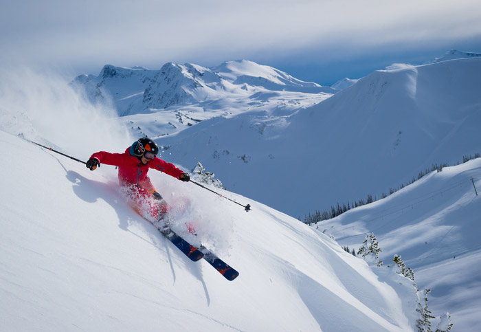 Powder Skiing Whistler