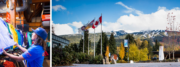 Whistler Village shopping