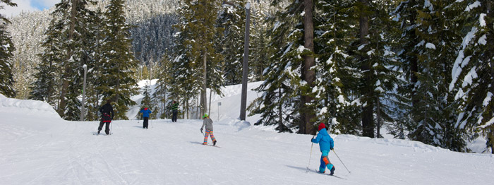 Cross Country Skiing in Callaghan Valley