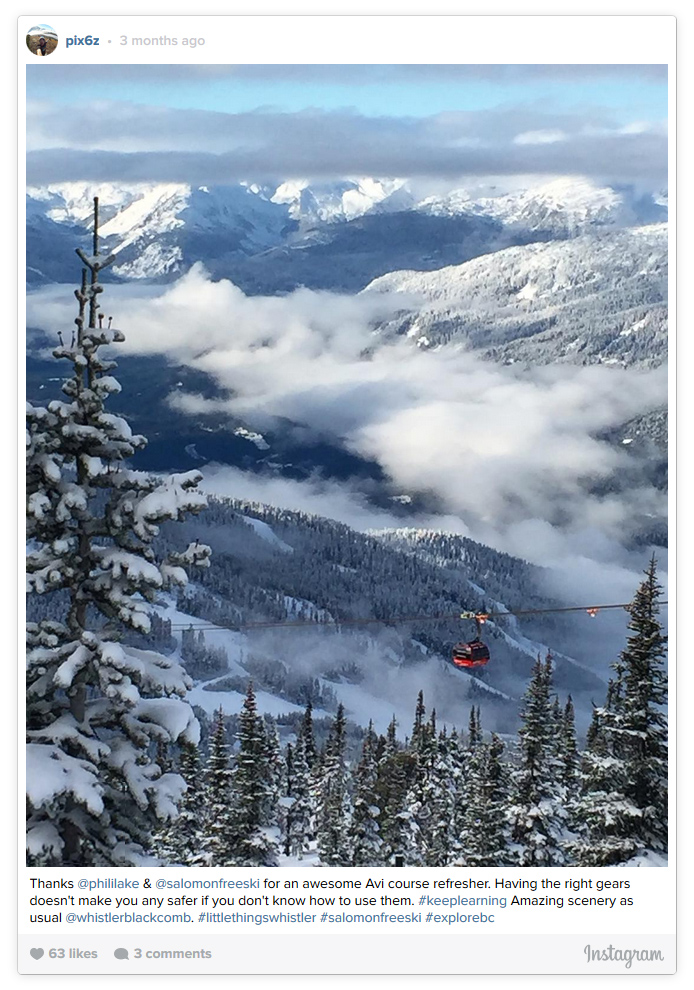 View from Blackcomb Mountain
