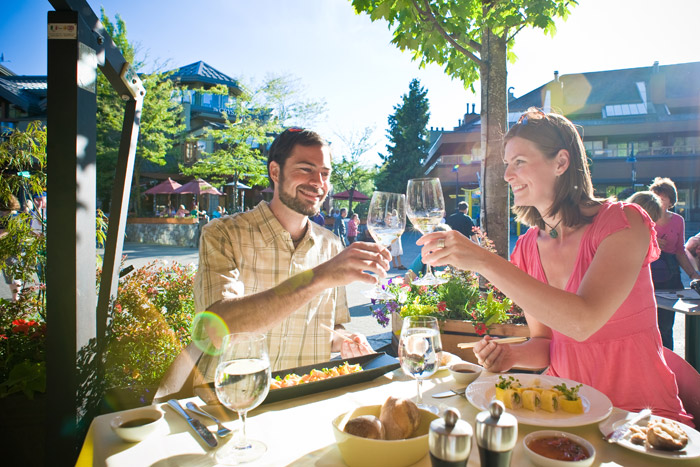 Patio Dining in Whistler