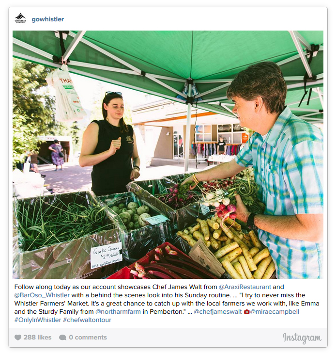 Shopping at the Whistler Farmers' Market