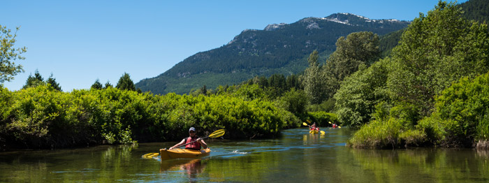 Canoeing Whistler