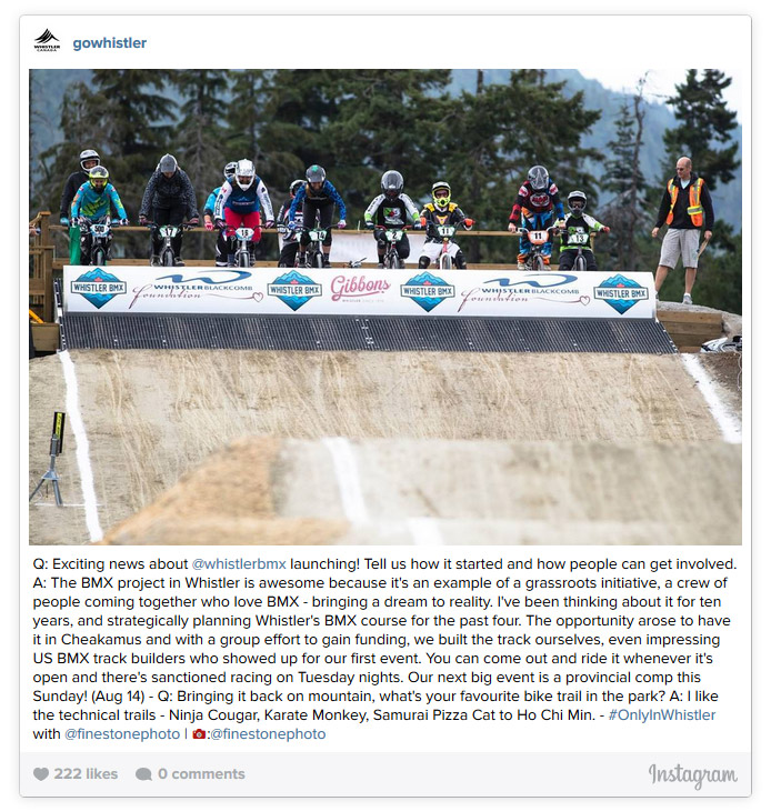 Whistler BMX