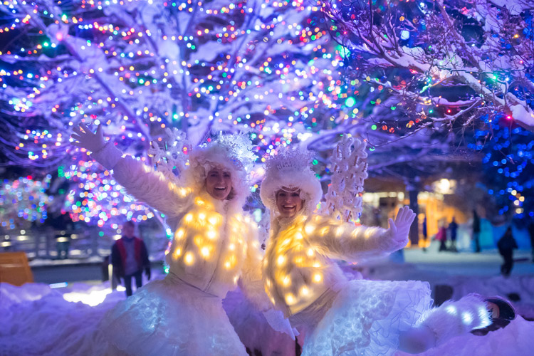 New Years celebrations in Whistler Village