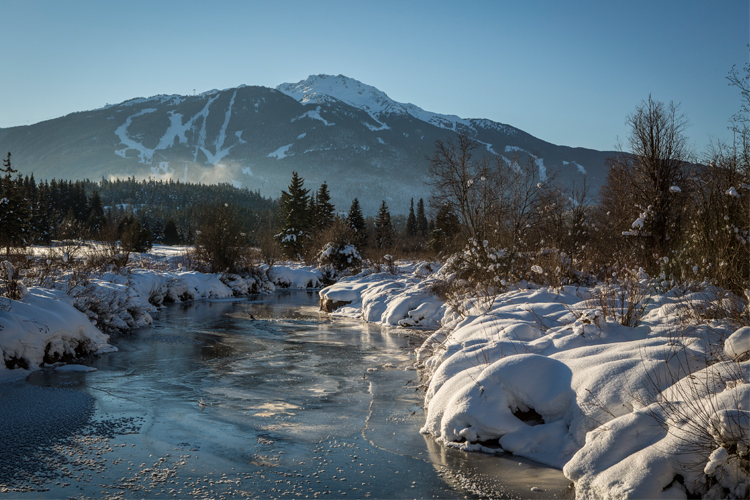 Whistler Mountain seen from Nicklaus North Golf Course