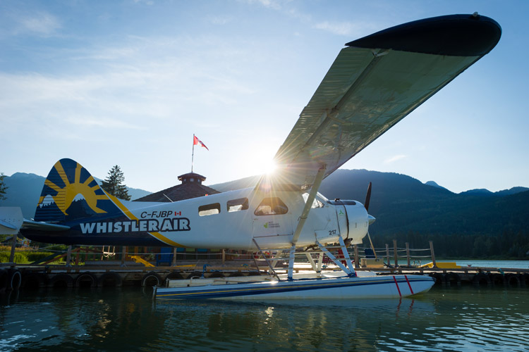 Whistler Air watervliegtuig op Green Lake