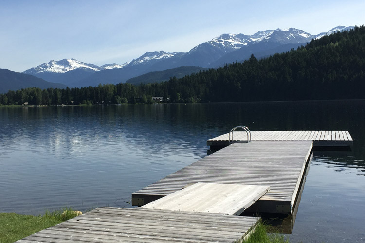 View from The Point Artist-Run Centre Whistler 