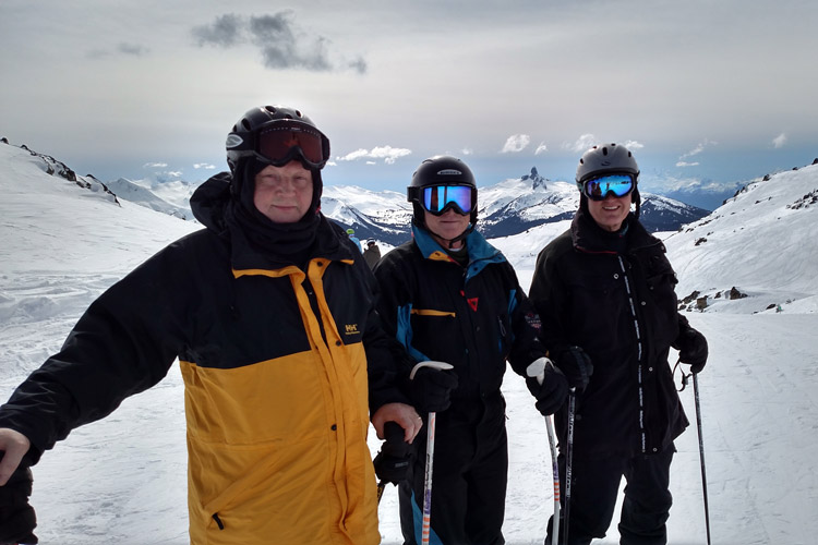 The Black Velvet Ski Team