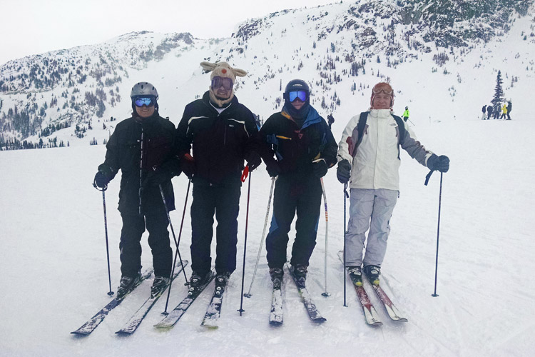The Black Velvet Ski Team