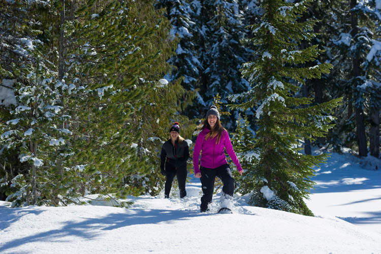 Snowshoeing in the Callaghan Valley with Canadian Wilderness Adventures