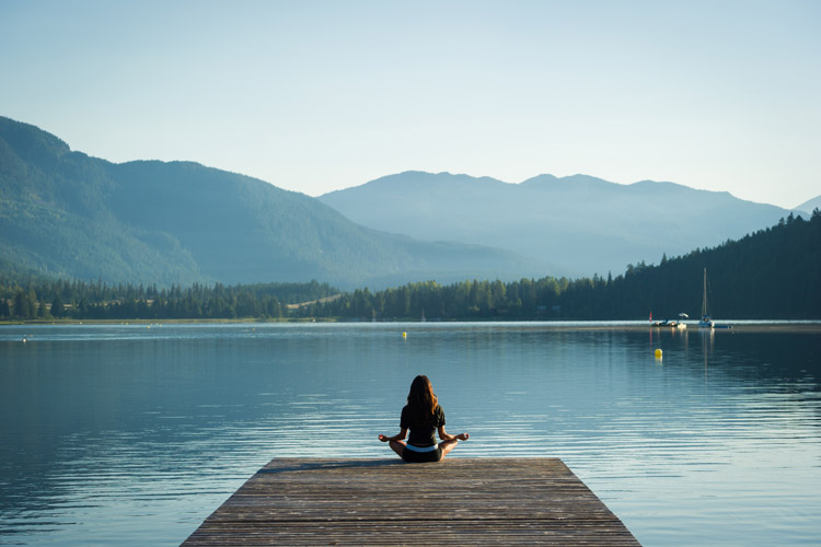 Spring Yoga at Alta Lake