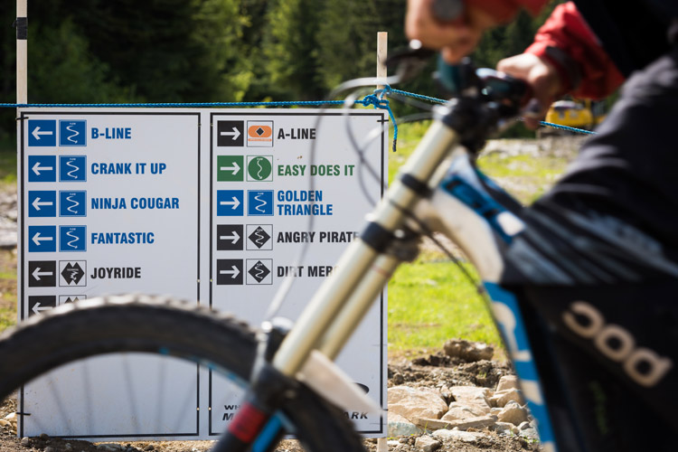 Whistler Bike Park Open Trails