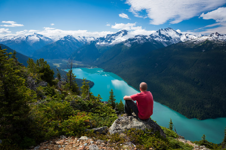 Epic views of Cheakamus Lake