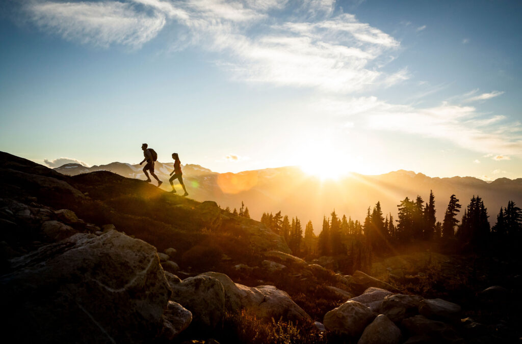 A couple hikes in the high alpine on Whistler Blackcomb.