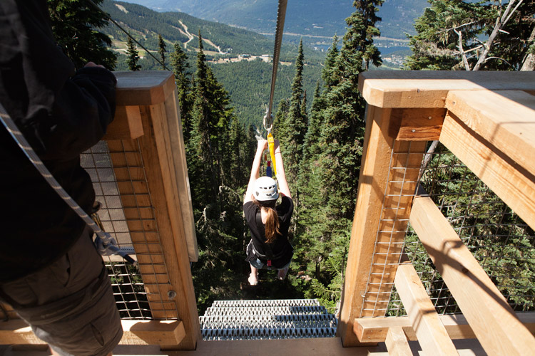 Launch of The Sasquatch Zipline