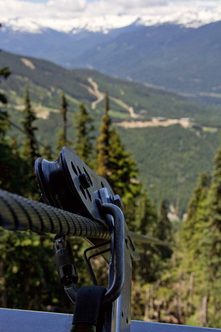 The Sasquatch Zipline in Whistler