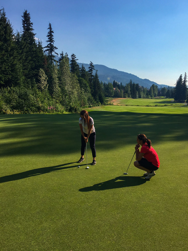 Moment of truth at the Fairmont Whistler Golf Course