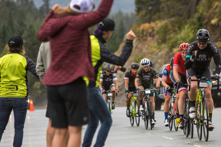 Volunteers at GranFondo