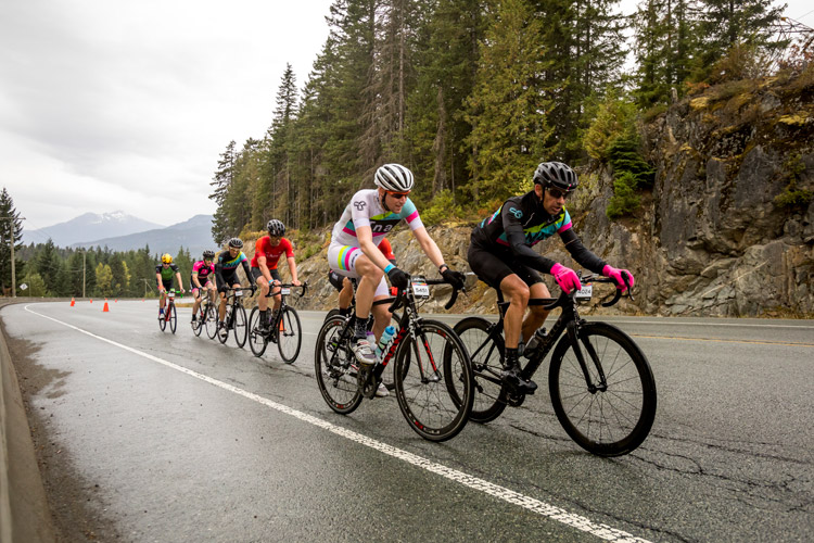 Road Cycling Race in Whistler