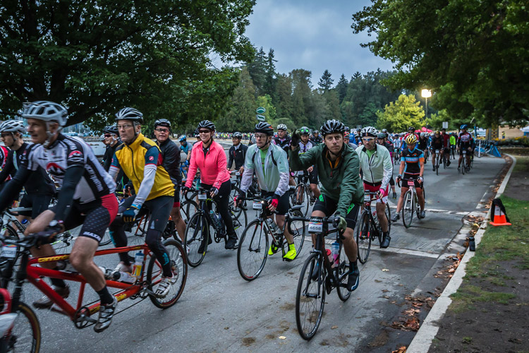 Vancouver Start at GranFondo