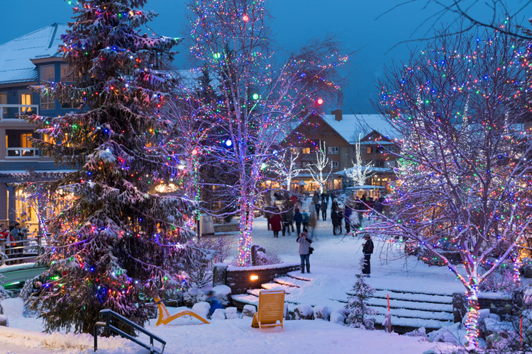 Whistler Village Holiday Light Display