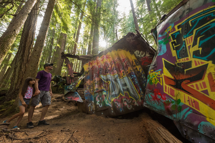 Train Wreck Hike in Whistler BC