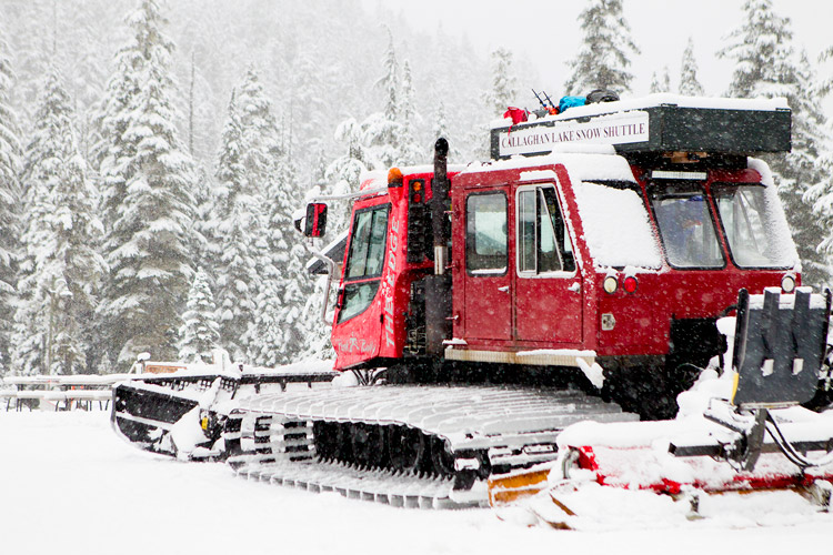 Callaghan Lake Snowcat Shuttle