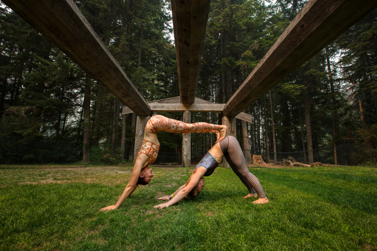 Acro Yoga at Wanderlust Whistler