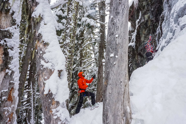 Learning Ice Climbing in Whistler