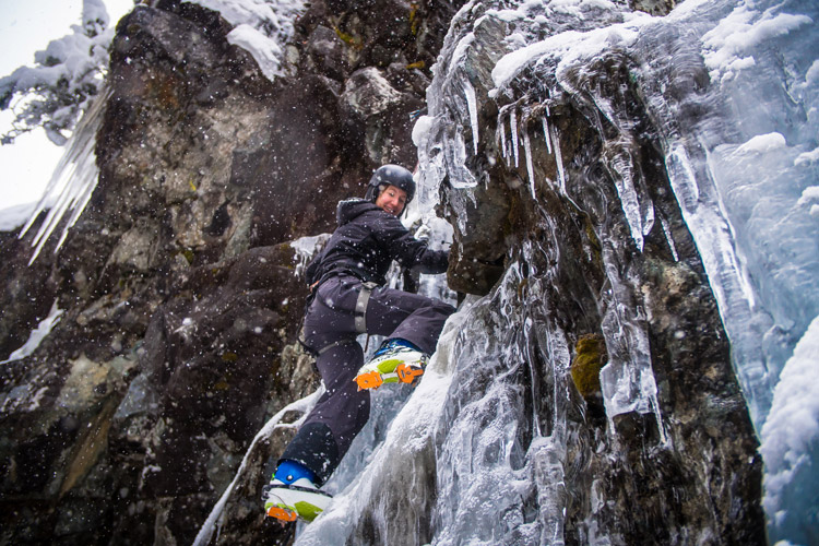 Ice Climbing in Whistler with Mountain Skills Academy and Adventures