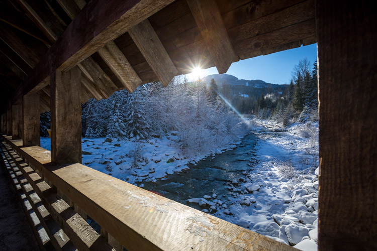 Fitzsimmons Creek in winter