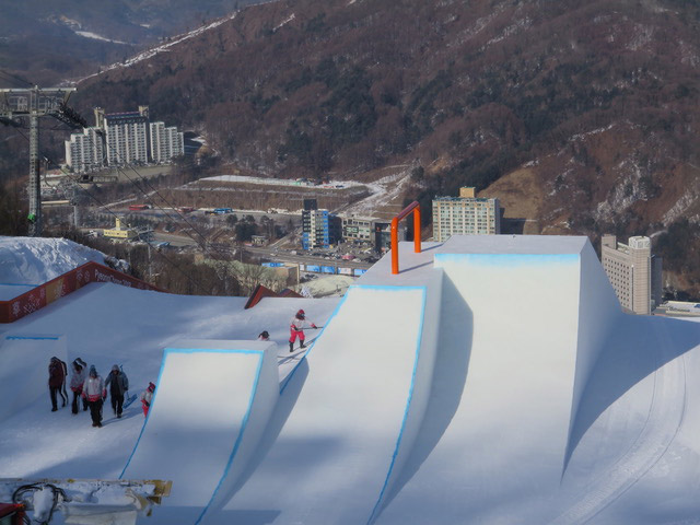 Winter Olympics 2018 Slope Style Course