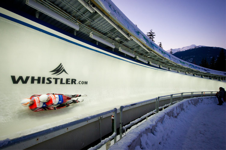 Luge World Cup Race in Whistler