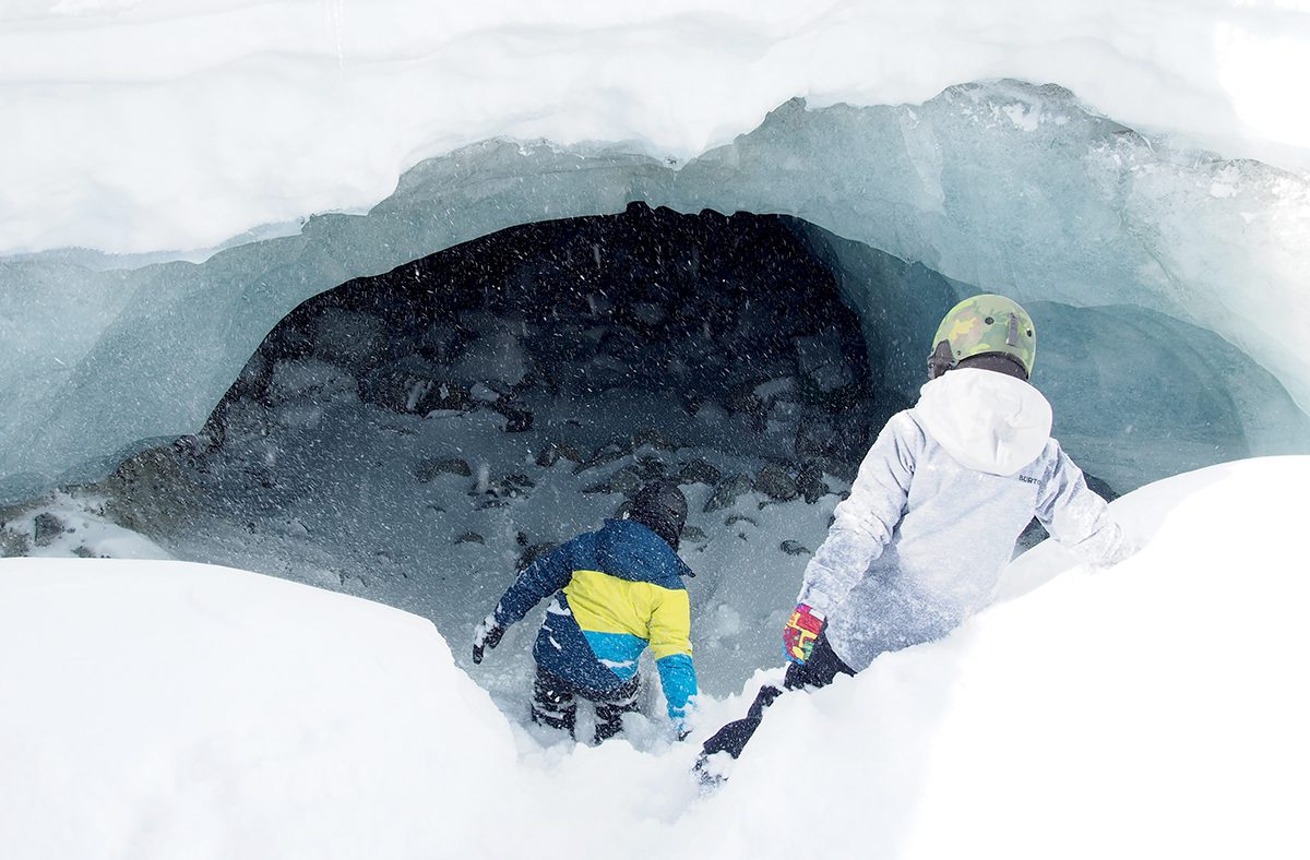 Ice Cave Entrance near Whistler