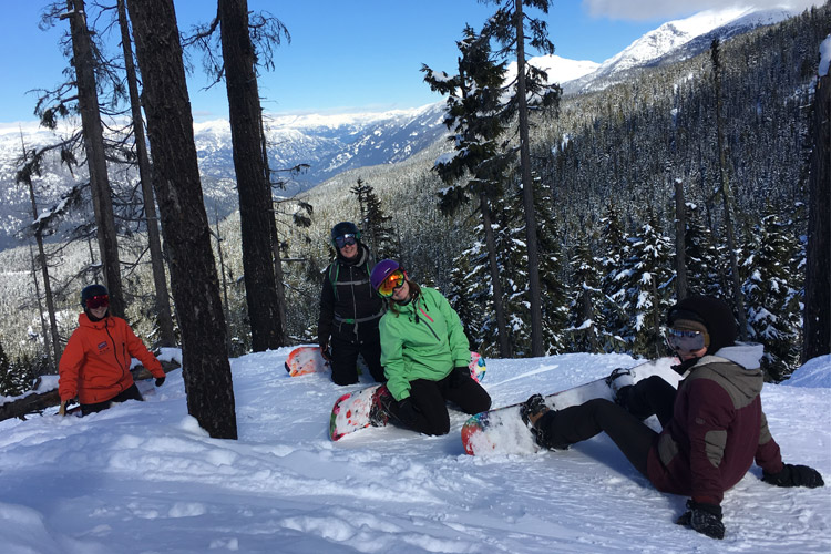 Womens' Snowboard camp in Whistler