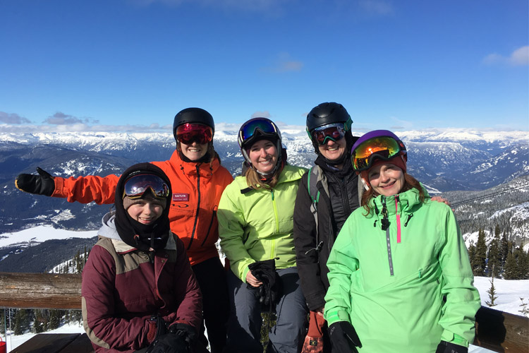 Women's Showcase Snowboard Group Whistler