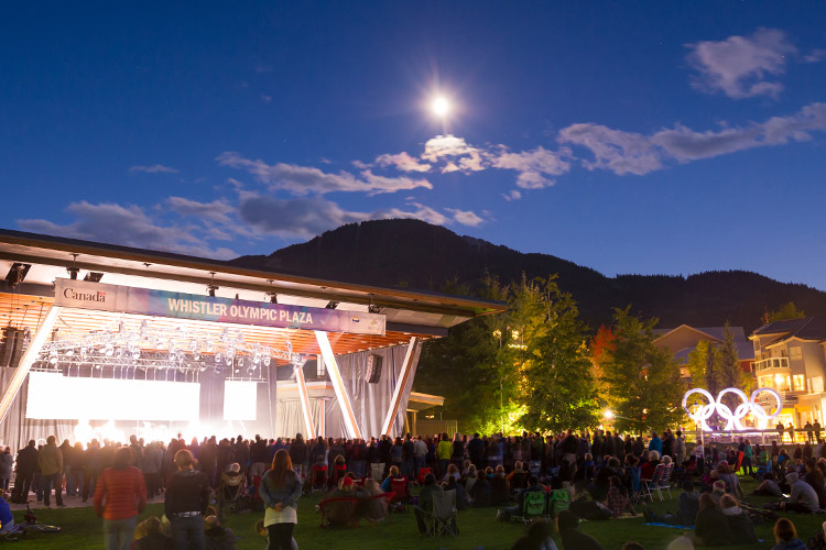 Whistler Summer Concerts in Olympic Plaza