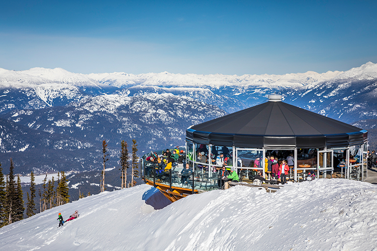 Umbrella Bar on Whistler Mountain