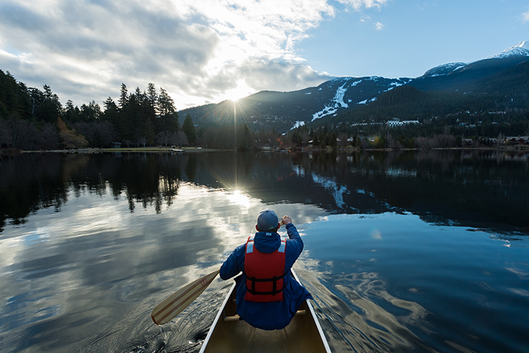 Canoeing in Whistler