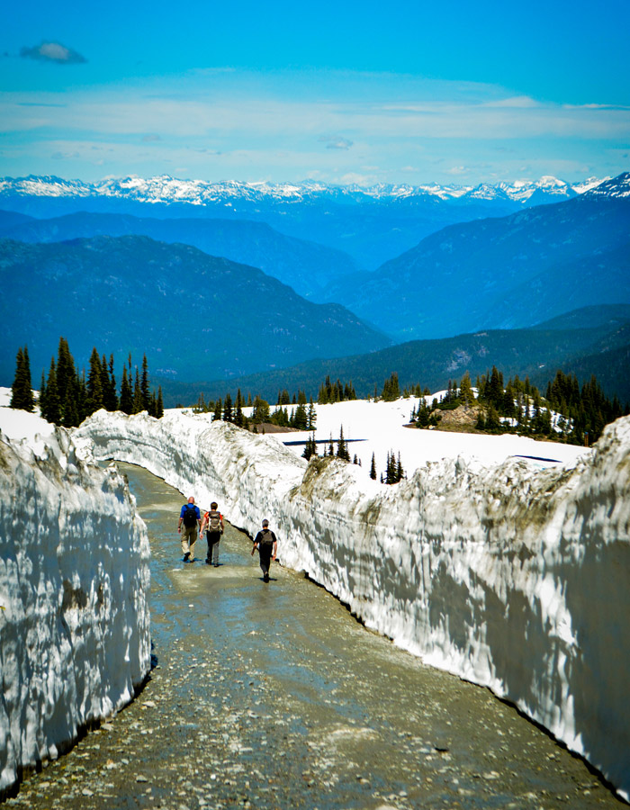 Whistler Mountain spring hiking